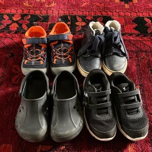 Lot of 4 toddler size 8 shoes